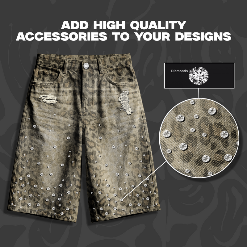 Accessories Brush Pack (gem stones, metal studs, ETC)